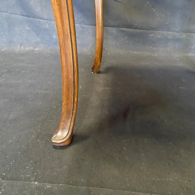 Brown French Louis XV Style Handkerchief Folding Game Table For Sale - Image 8 of 13