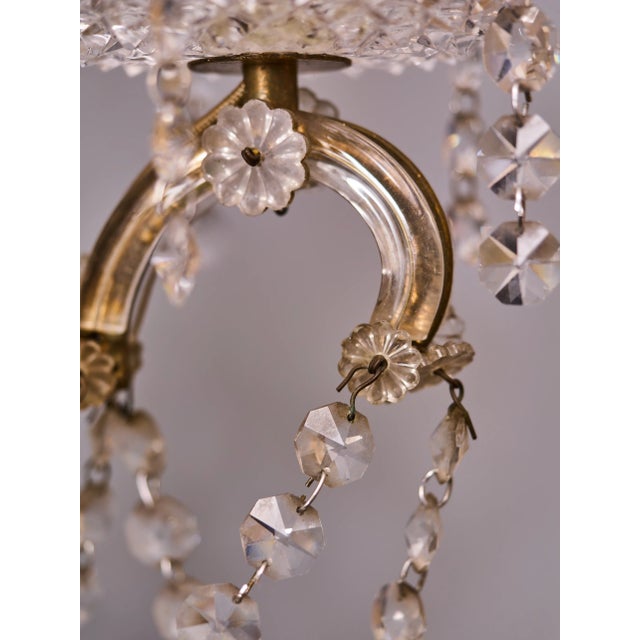 Wall Lamps with Crystal Trimmings, Set of 3 For Sale - Image 10 of 12
