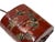Vintage Red Lacquer Inro Koi Fishes Netsuke Wood Stack Case Deco For Sale - Image 10 of 11