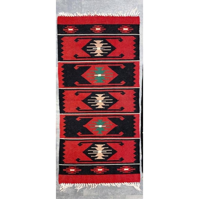 1960s 1960's Danish Wool Handloomed Small Wall Tapestries- Set of Five For Sale - Image 5 of 5
