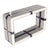 "Armonia" Console With Stainless Steel and Bronze Details, Handmade For Sale - Image 10 of 10