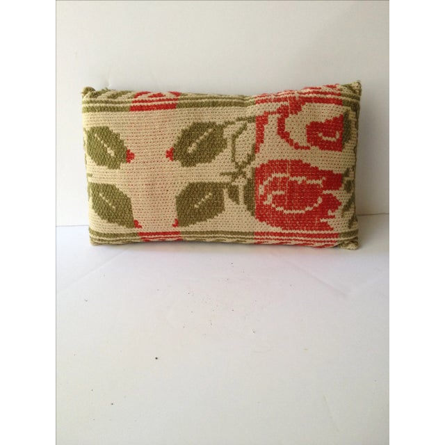 1940s Bold Graphic Pillows - A Pair For Sale - Image 5 of 6