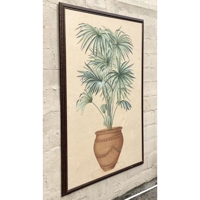 Vintage Coastal Monumental Original Oil Painting on Canvas For Sale In West Palm - Image 6 of 11