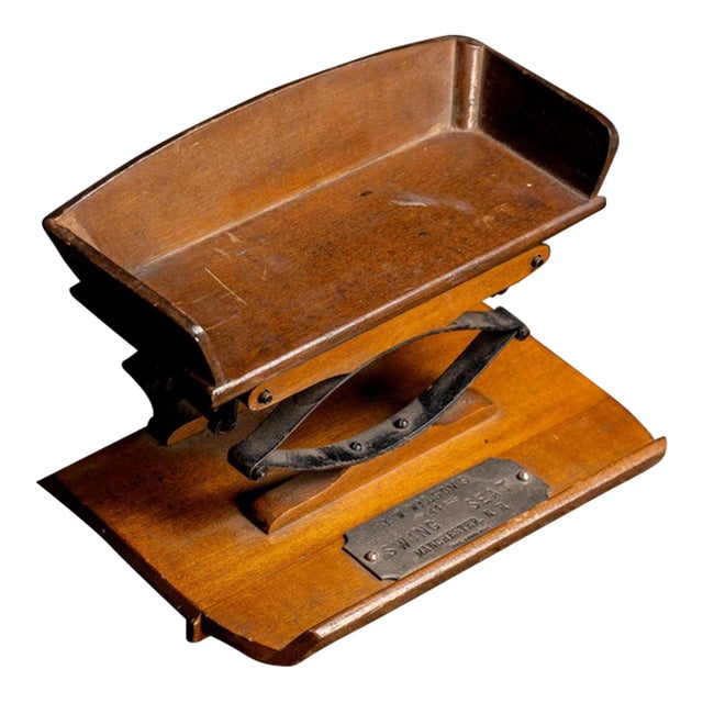 Late 19th/Early 20th Century J. W. Wilson Salesman Sample Buggy Seat For Sale
