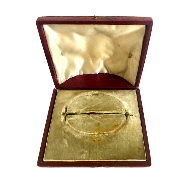 Metal Antique Shell Cameo Brooch Depicting Mythological Night and Day, With Original Case For Sale - Image 7 of 11