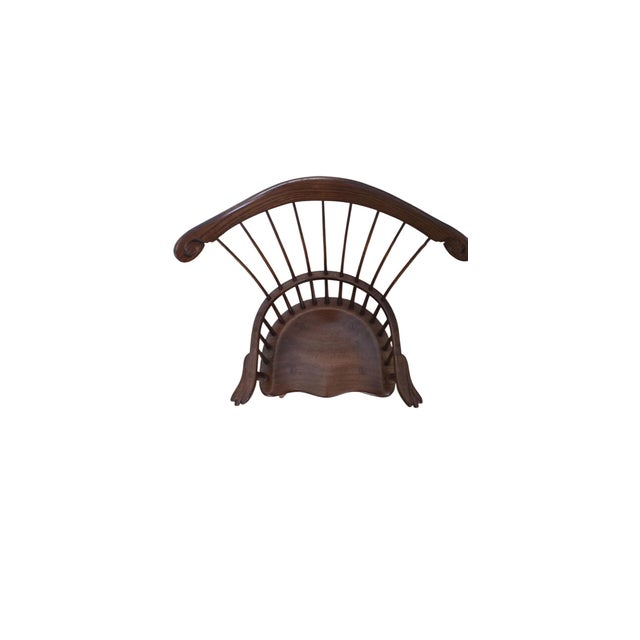 1990s Frederick Duckloe Youth Child's Colonial Fan Back Windsor Chair For Sale - Image 4 of 13