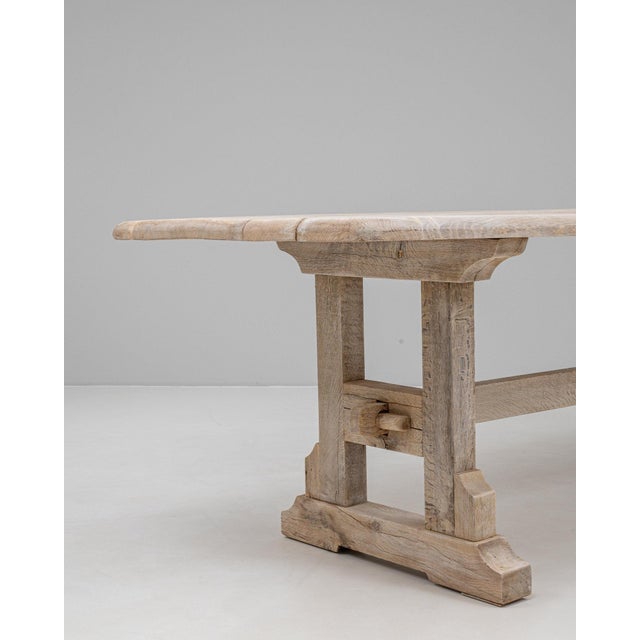 Mid 20th Century France Tan Wood Dining Table For Sale In Greensboro - Image 6 of 10