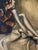Beige Carl H. Berberich, Lady on Cushion, Verso Lady in Fur Coat, Nude, 1926, Gouache For Sale - Image 8 of 13