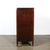 Art Deco Machine Age High Chest in Bookmatched Walnut, Black Lacquer & Chrome For Sale - Image 12 of 18