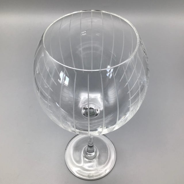 Glass Mikasa Balloon Wine Glasses - Assorted Set of 4 For Sale - Image 7 of 13