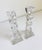 Mikasa Postmodern Zigzag Crystal Candlesticks, a Pair For Sale - Image 4 of 11