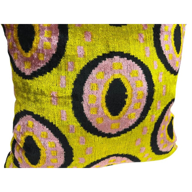 Large Silk Cushion Cover with Eye Design, 2000s For Sale - Image 10 of 11