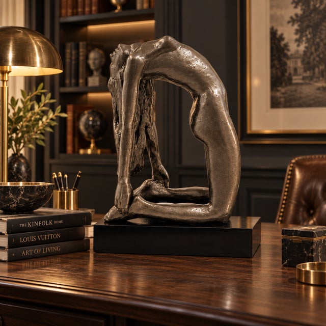 Austin Productions Austin Productions Durastone Sculpture "Rebirth" Signed Renard 1980 For Sale - Image 4 of 14