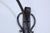 Large Arc Wall Lamp in Wrought Iron & Mosaic Glass, 1930s For Sale - Image 3 of 18