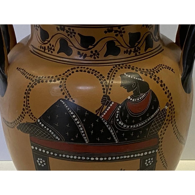 Classical Style Greek Vase Lamp For Sale - Image 4 of 11