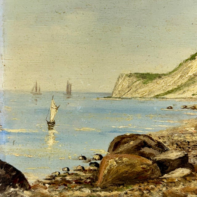 Set of Two Small Danish 19th Century Oil Paintings, Circa 1850s For Sale In Philadelphia - Image 6 of 12