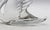 Glass Circa 1947-1953 Heisey Clear Crystal Mold Blown Swan For Sale - Image 7 of 8