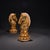 Late 20th Century Pair of Vintage Sancai Glazed Horse Head Figurines / Sculptures For Sale - Image 5 of 9
