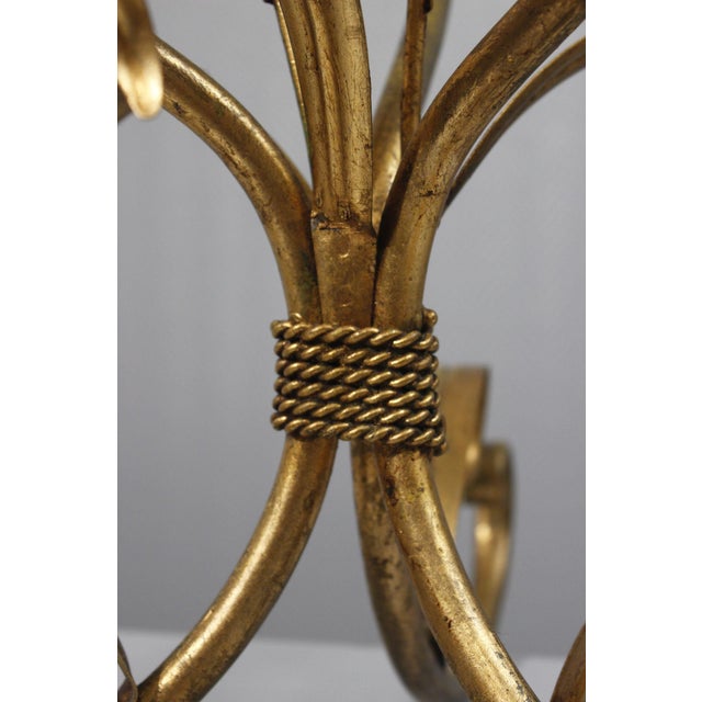 Vintage Side Table in Metal and Glass by Hans Kögl, 1970s For Sale - Image 12 of 14