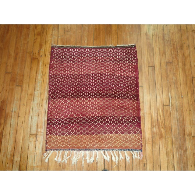 Early 21st Century Vintage Turkish Konya Rug For Sale - Image 5 of 5
