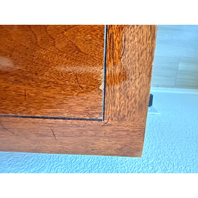 Henredon 1970s Henredon Chinoiserie Walnut & Brass Credenza For Sale - Image 4 of 12