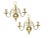 These wall sconces adds elegant character as it brightens your space. They are perfect for any home decor. Solid brass Set...