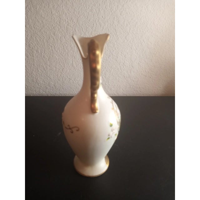 Japanese 1960s Japanese Hand Painted Gold Gilded Bud Vase For Sale - Image 3 of 7