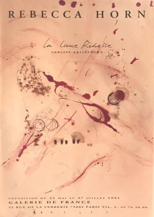 1991 Rebecca Horn Galerie De France Poster