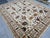 Beige Sultani Persian-Style Floral Natural Dye Wool Area Rug, 8'2" X 9'9" For Sale - Image 4 of 16