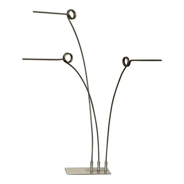 Contemporary Abstract Metal Sculpture Adjustable For Sale