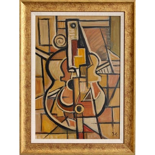 JG, The Vanguard Series No. V: Postwar European Abstract Composition, 1950s-1970s, Oil on Board, Framed For Sale