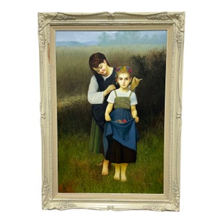 "Parure Des Champs" Reproduction Original Artwork, Signed + Framed For Sale