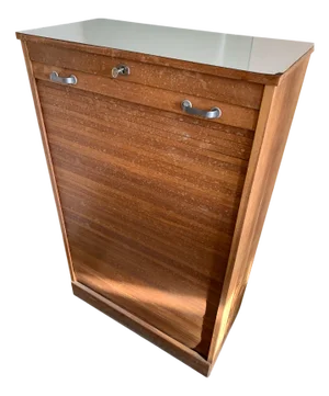 Danish Art Deco Roller Shutter Cabinet
