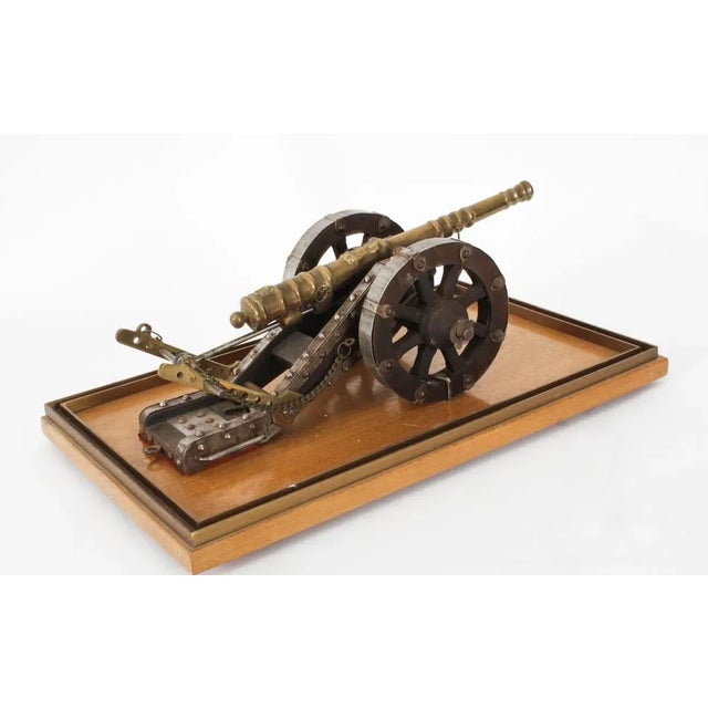 Bronze Cased Model of Colubrina Da Fortezza Cannon For Sale - Image 10 of 14