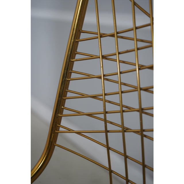 Pair of Modern Design Brass Wire Bar Stools For Sale - Image 13 of 18