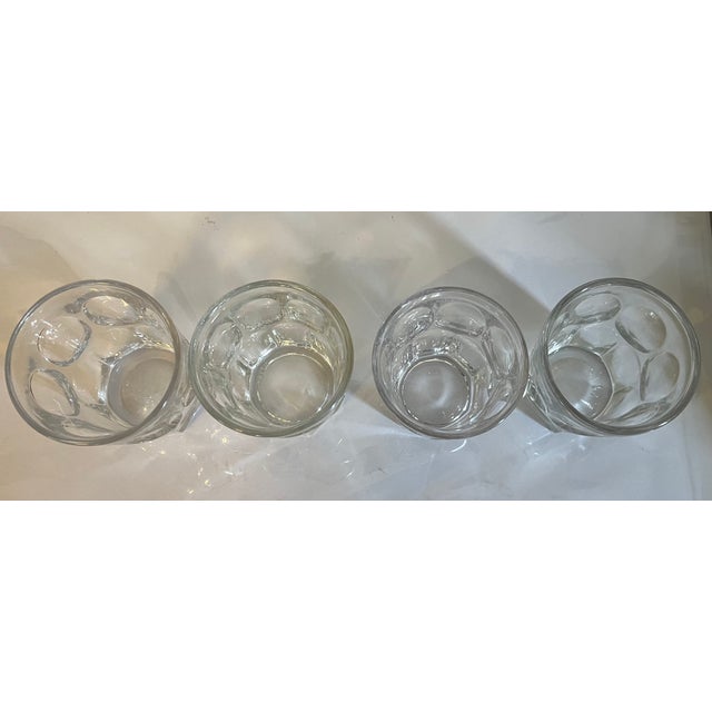 Transparent Antique Mid 19th Century American Classical Ashburton Flint Glass Whiskey Tumblers, Circa 1850 - Set of 4 For Sale - Image 8 of 16