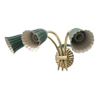 Sputnik Wall Light from Tre Luci, 1940s For Sale