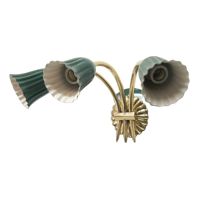 Sputnik Wall Light from Tre Luci, 1940s For Sale