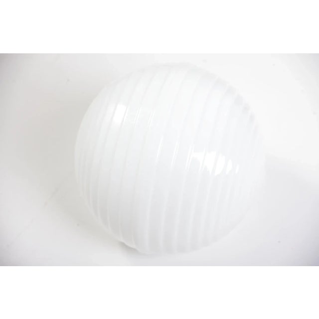 Mid-Century Czechoslovakian White Opaline Pendant, 1970s For Sale - Image 4 of 10