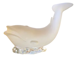 Blue-Whale Glass Sculpture from Goebel, 1978