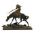 Bronze Sculpture of a Native American Warrior on Horseback by Èdouard Drouot For Sale