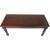 DETAILS Hand fashioned, with a two plank top, this antique, rosewood dining table features a deep apron and stout, turned...