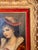 19th Century Continental European French Style Portrait Painting of a Lady in Red, Signed For Sale - Image 9 of 14