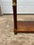 Bronze French 19th Century Empire Marble Top Walnut Console Table For Sale - Image 8 of 12