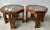 1960s Vintage Octagon Fretwork Tables by Gordon’s Furniture Pair For Sale - Image 5 of 8