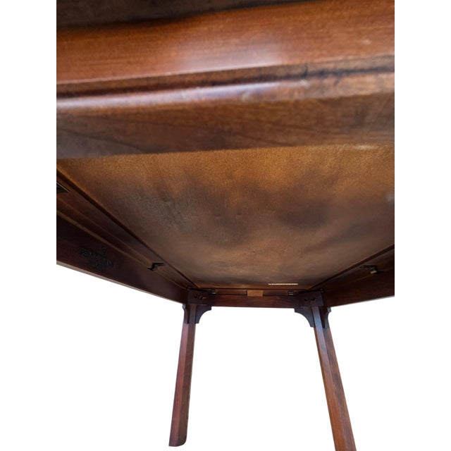 1980s Pennsylvania House Butlers Coffee Table Cherry Chippendale Tray Top Style For Sale - Image 13 of 18