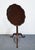 Wood Vintage Antique Solid Mahogany Traditional Style 38" Round Pie-Crust Tilt-Top Accent Table For Sale - Image 7 of 8