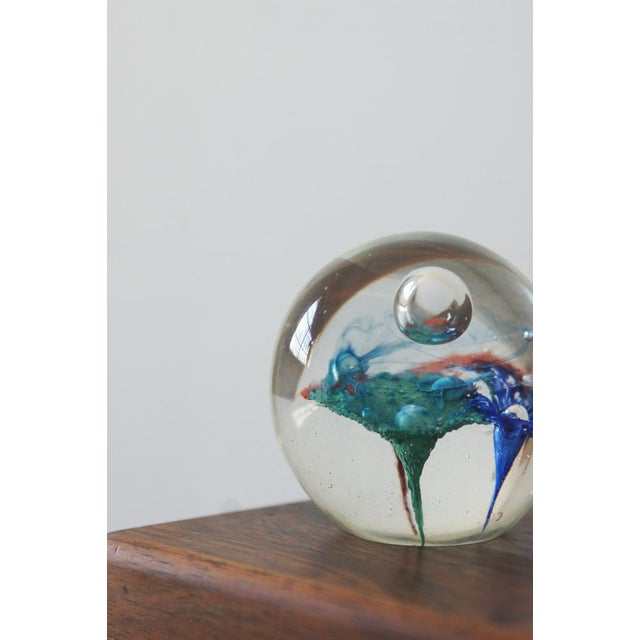 Fancy, artistic and joyful! The antique paperweight was handcrafted by a master glass blower. This is not only a practical...
