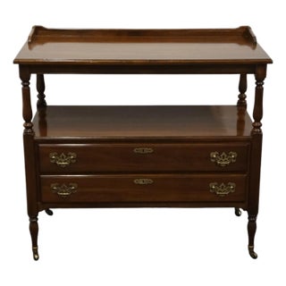 Ethan Allen Georgian Court Solid Cherry Traditional Style 64" Server Buffet 11-6227 For Sale