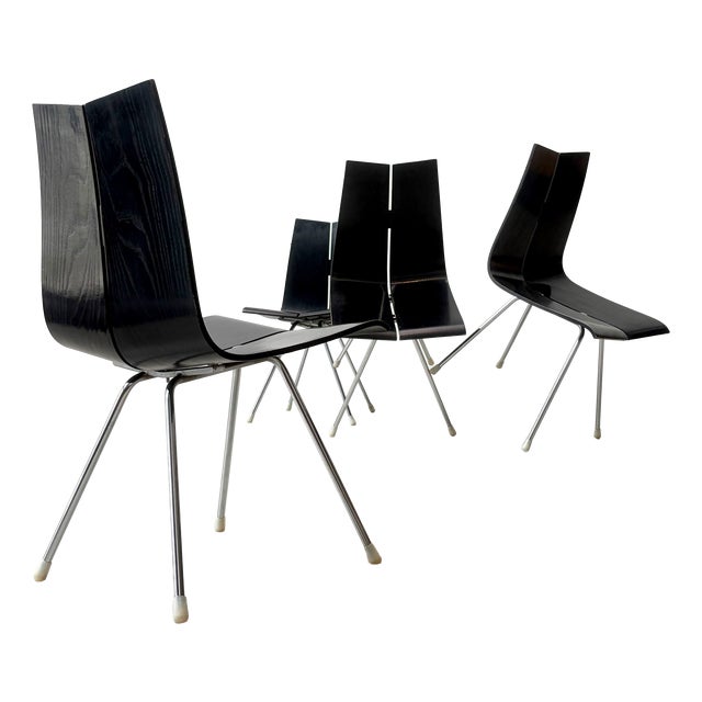 Set of GA Chairs by Horgenglarus Hans Bellmann, 1955, Set of 4 For Sale